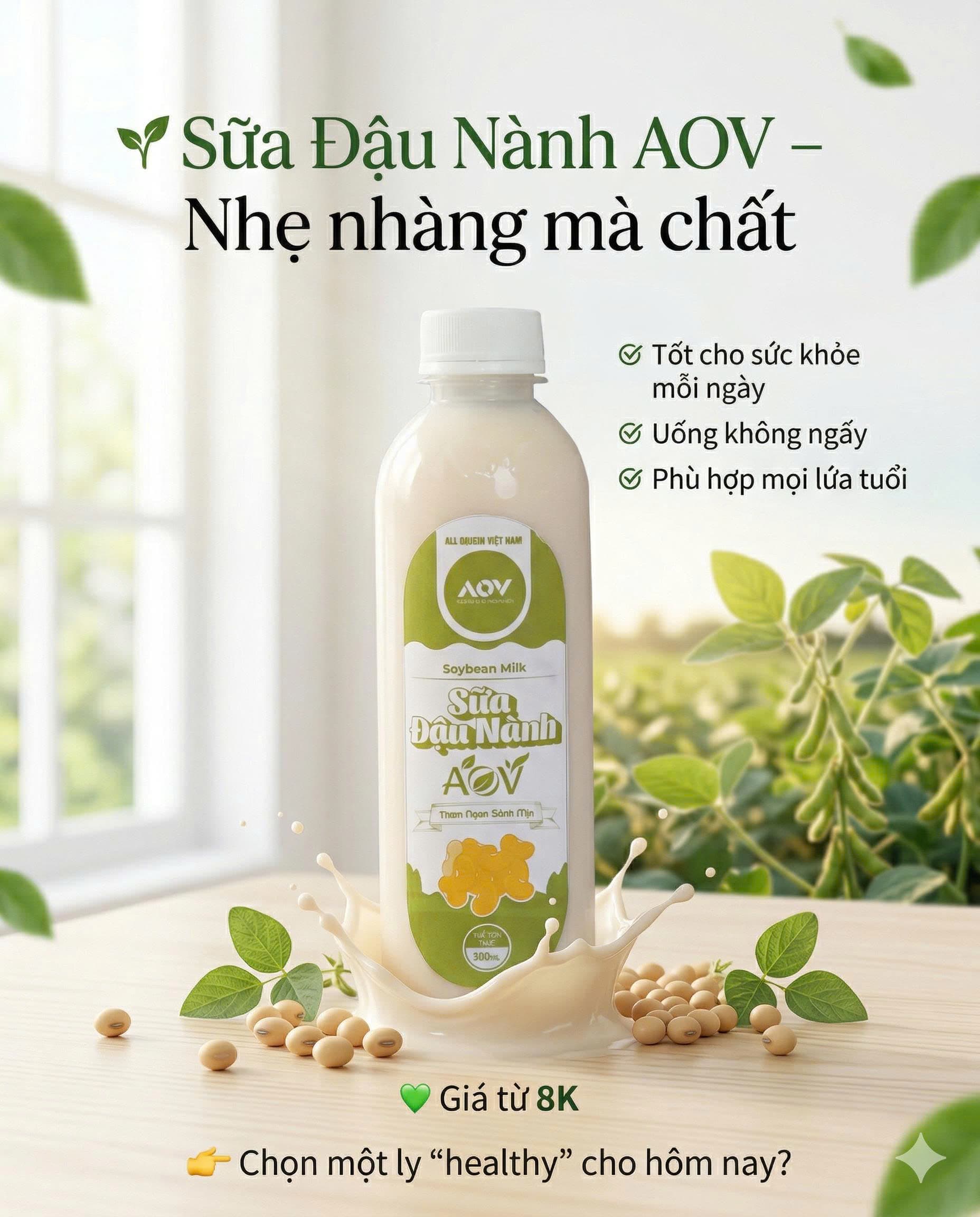 Sữa Đậu Nành Nguyên Chất